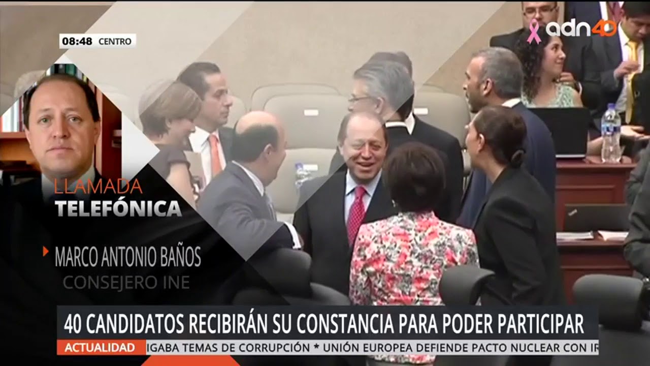 Marco Antonio Baños, consejero del INE