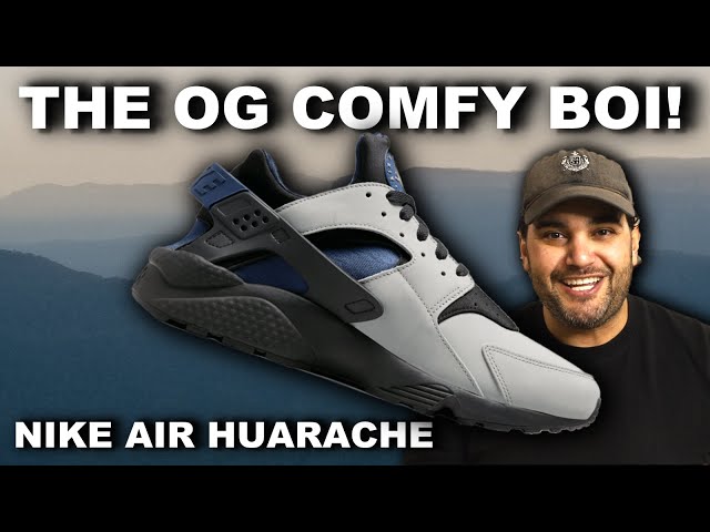 COMFORT FIRST! Nike Air Huarache Shadow, Black, Midnight Navy | Unbox, Feet, Detailed Review!