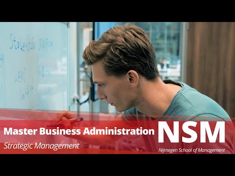 Master Business administration - Strategic Management