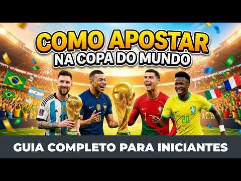 COMO APOSTAR NA COPA DO MUNDO 2026: tutorial completo rápido com tudo que você precisa saber 🏆⚽