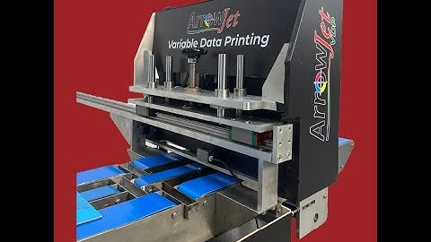 ArrowJet VDP Variable Data Conveyor Inkjet Printer