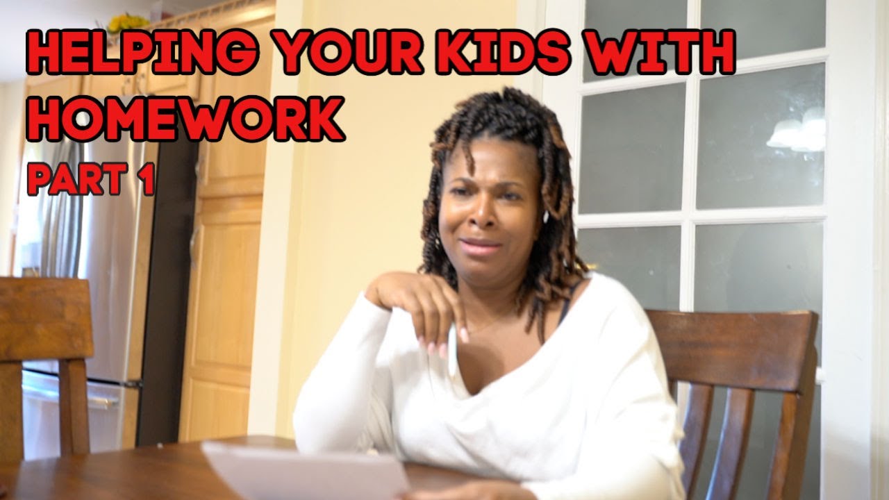 Helping Your Kids With Homework Part 1| That Chick Angel TV - YouTube
