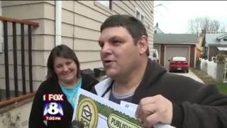 WJW coverage of a $1 million prize winner!