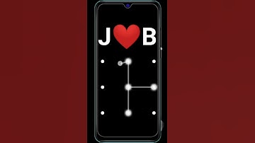 J❤️B Pattern lock password || #shortsfeed #viral #youtubeshorts #shortvideo #shorts #short