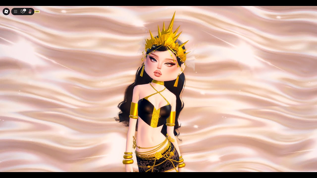 DRIPPING IN GOLD?! DTI Look That Screams LUXURY
