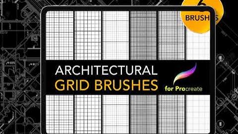 Procreate GRID BRUSHES
