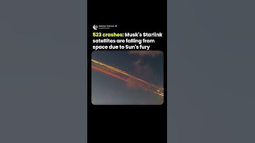 Thumbnail of Starlink Satellites Falling Due to Solar Fury 🔥 | 523 Satellites Crash From Space Lost in Orbit 😱