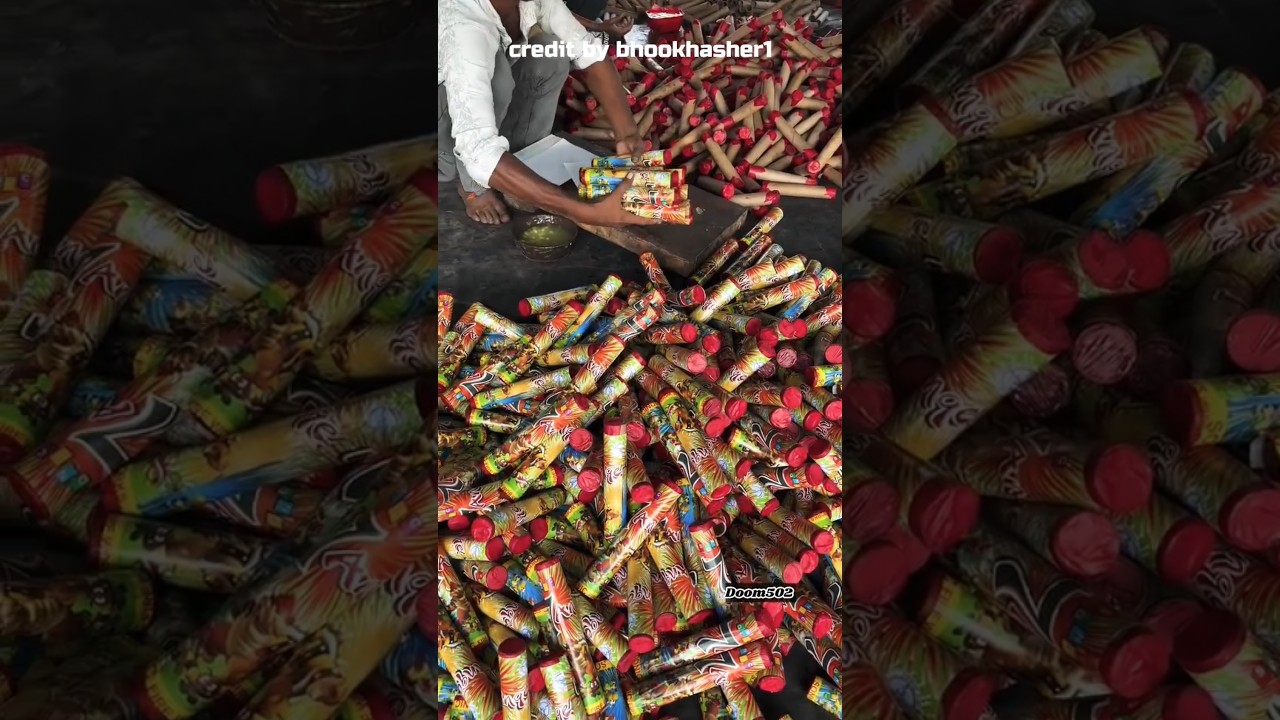 Factory mein sky shot cracker Banta kaise hai 