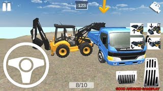Excavator Simulator PRO #3 - Loading LOGS Cargo Android GamePlay FHD screenshot 2