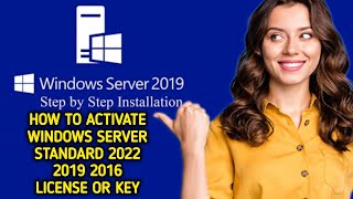 How to activate windows Server Standard 2022 2019 2016 license / key 