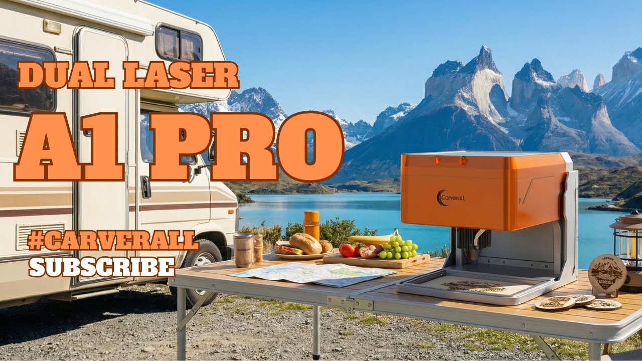 Carverall A1Pro Laser Engraver🔥 Dual Laser Option with Camera.