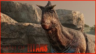 『Path of Titans』PVPで強いころのピクノを育てる『ケモトカゲ』
