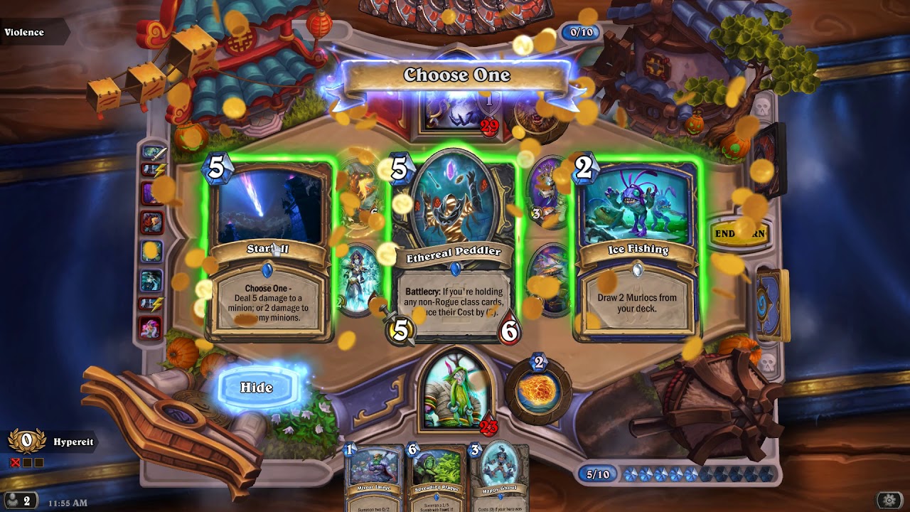 Hearthstone Arena Halloween Druid Mage Simple Deck 3 YouTube