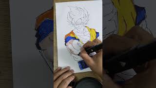 Tribute For Akira Toriyama - Drawing Son Goku Part 3 (Colouring) by echologia time channel 59 views 2 months ago 6 minutes, 2 seconds