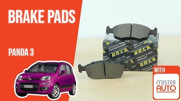 How to replace the front brake pads Panda mk3 🚗