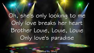 Brother Louie (lyrics) - Modern talking