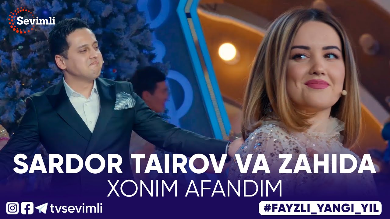 SARDOR TAIROV VA ZAHIDA   XONIM AFANDIM