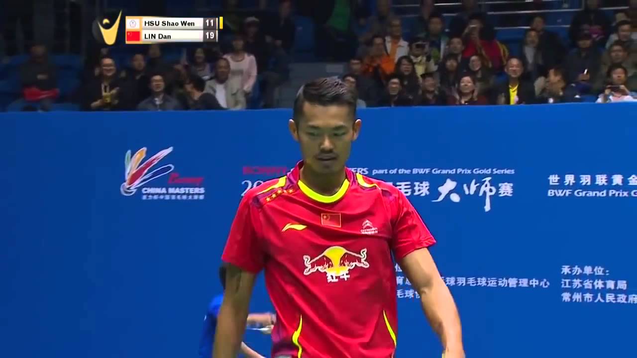 Super defense by Lin Dan against Hsu Shao Wen  China Master 2014