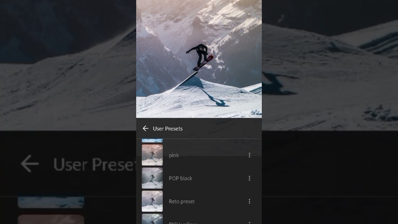 Snow mountain photo editing 
