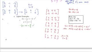 Ch 9 - Gaussian Elimination 2 Var