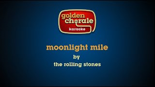 the rolling stones - moonlight mile (karaoke)