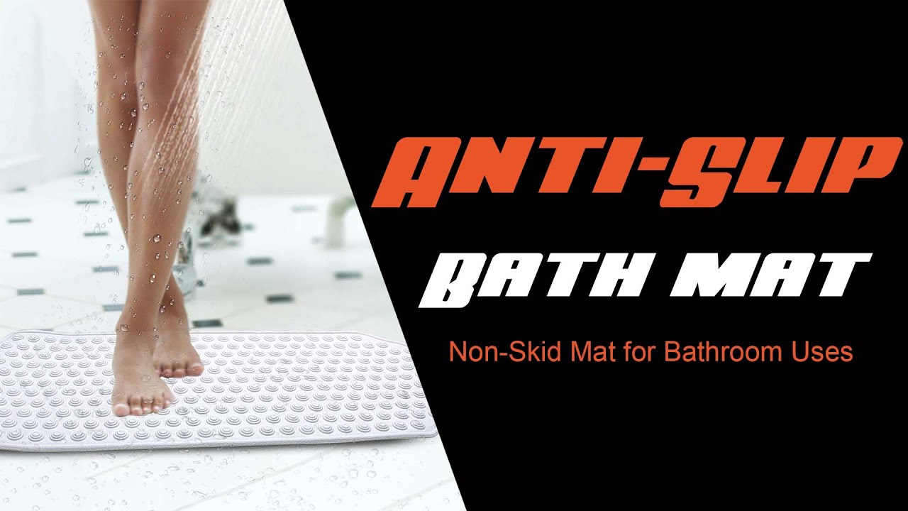 unboxing: GORILLA GRIP Square (21-Inch-by-21-Inch) Non-Slip Machine  Washable Bath Mat 