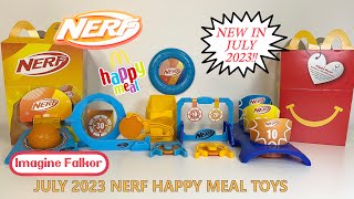 2023 Nerf McDonald's Happy Meal Toys | Unboxing | ASMR Review