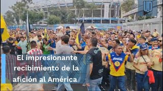 El impresionante recibimiento al América previo al Clásico contra las Chivas