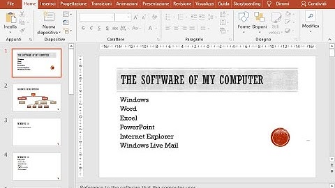 Avvia la presentazione