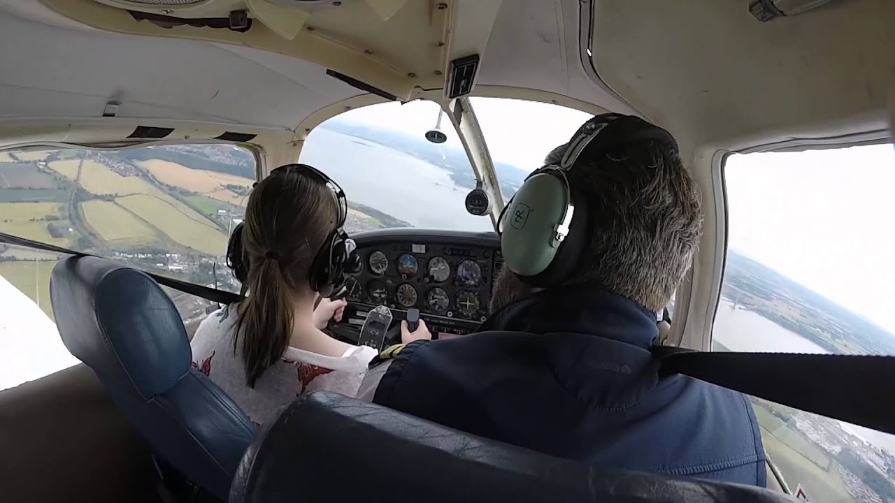 Abbie's Flying Lesson At Fife Airport YouTube