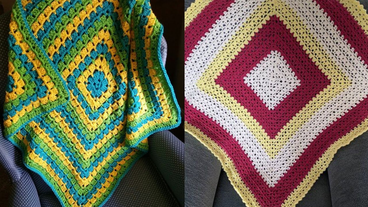 Trendy Crochet Baby Blanket Pattern