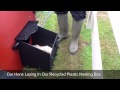 Recycled Plastic Chicken House Nesting Box Demonstration