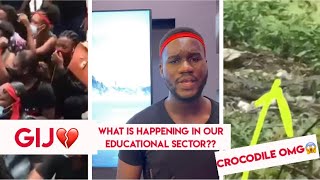 Angry GIJ Students protest, Crocodile found on UCC Campus