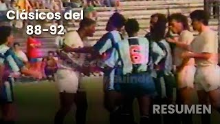 Clásicos Universitario vs Alianza | Años 88, 89, 90, 91 y 92 | Resúmenes ⚽🎞