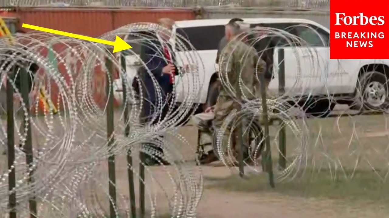 BREAKING NEWS: Former Pres. Trump Arrives At Border In Eagle Pass ...