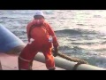 Anchor handling Training recover buoy