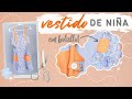 DIY 🧵 Tutorial FACIL Vestido de Niña Diseño Único 🧷️ Costura Para Principiantes #costuracreativa