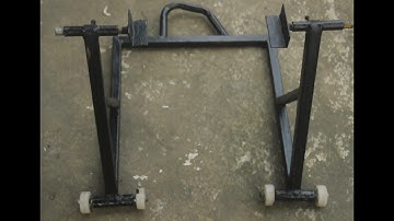 How To Build A Paddock Stand -Making Cheapest & Strongest Paddock Stand