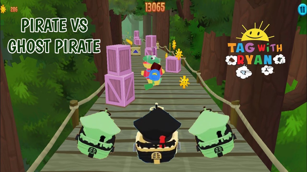 Сыграйте с Райаном — Пират-призрак Райан на корабле-призраке. Пират Райан на шхуне | U-PLAY