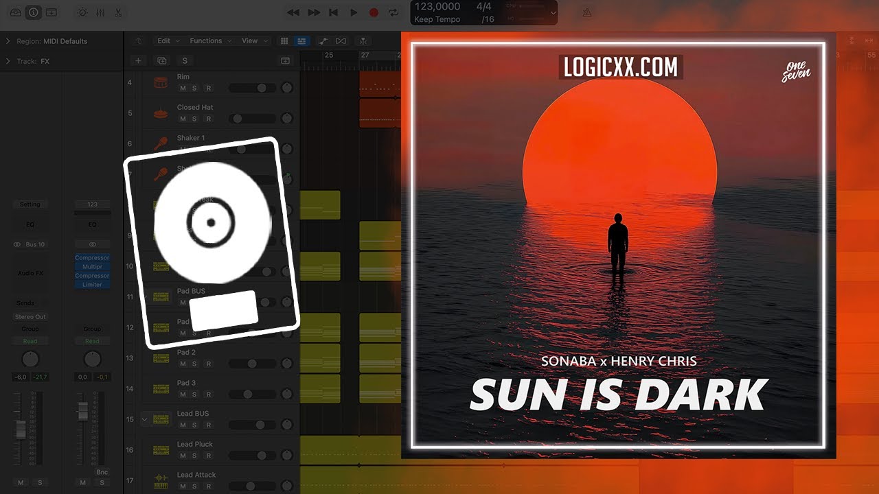 Sonaba x Henry Chris - Sun is Dark (Logic Pro Remake)