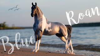 Resin to Realism: Painting a blue roan Tennessee Walking Horse