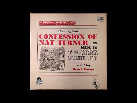 The Confession of Nat Turner | Read by Brock Peters [1968] | John Henrik Clarke