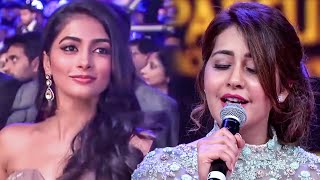 Pooja Hegde Loving Raashi Khanna's Beautiful Song After Winning Best Debutant Actress At SIIMA