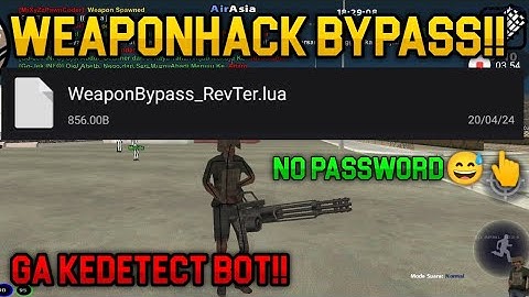 [SHARE] WEAPONHACK BYPASS ANTI KICK BOT!! || SPAWN GUN NO DETECT GTA SAMP ANDROID