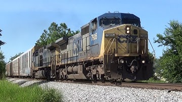 CSX C40-8W 7905 w/ Nice K5LA Leads YN2 Duo on M203-19 on 6/20/22