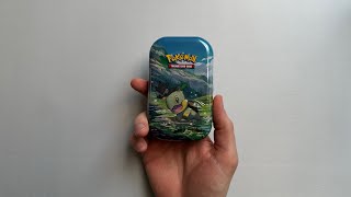 Relaxing Pokémon Sinnoh Stars mini-tin ASMR unboxing w/ full-art! #asmr #pokemon #unboxing