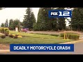 Motorcyclist dies at hospital after crash in Wood Village