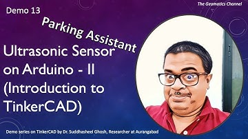 Demo 13 | #TinkerCAD | Ultrasonic Sensor on Arduino - 2 -- Parking Assistant | #trending #viral