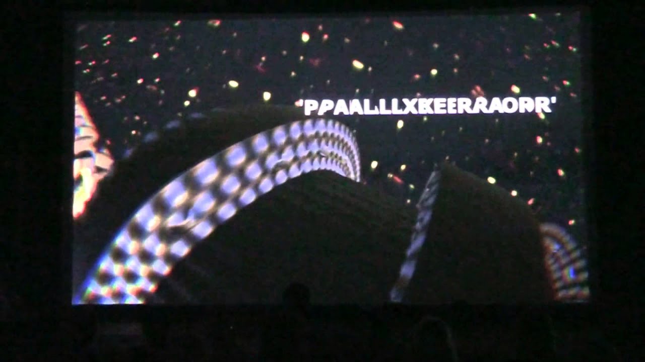 Evoke 2013 - PC 64K Compo - Parallaxelerator (Live footage)
