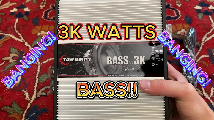 Taramp BASS 3k!| ON AMERICAN  BASS ELITES! + How To Tune an Amp!